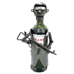 STOJAK METALOWY NA BUTELKĘ 0,75 L."ŻOŁNIERZ" W191