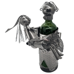 STOJAK METALOWY NA BUTELKĘ 0,75 L."PARA- LOVE" W192