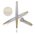 REGAL PIÓRO ZE STALÓWKĄ I DŁUGOPIS "Buckingham" W ETUI RE112PD