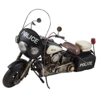 MOTOCYKL RETRO POLICE wymiar 36*13*23 cm MR1