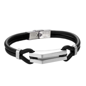 Bransoleta z siliconu stainless steel w etui PS5  B24