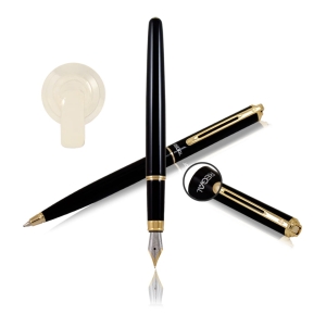 PIÓRO ZE STALÓWKĄ I DŁUGOPIS "Thames"black RE45PD