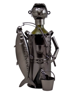 STOJAK METALOWY NA BUTELKĘ 0,75 L."WĘDKARZ" W97