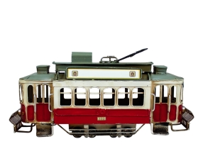 TRAMWAJ RETRO wymiar 33*10*16 cm MS16