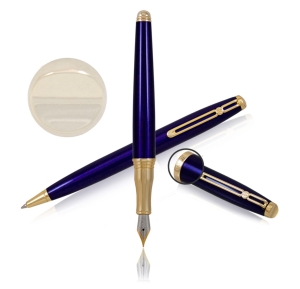 REGAL PIÓRO ZE STALÓWKĄ I DŁUGOPIS "Buckingham" W ETUI RE115PD