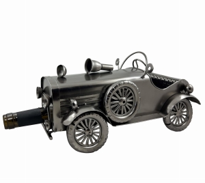 STOJAK METALOWY NA BUTELKĘ 0,75 L."AUTO RETRO" W90