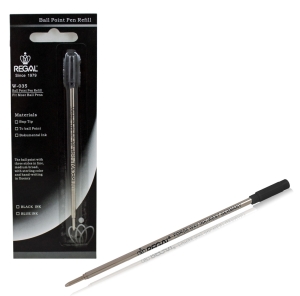 WKŁAD DO DŁUGOPISU  REGAL TYP CROSS CZARNY RB-05S