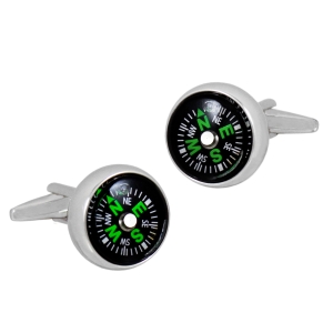 SPINKI DO MANKIETÓW kompasy W PUDEŁKU LUX SP206