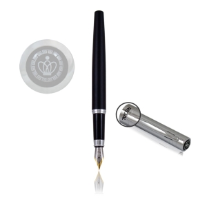 PIÓRO ZE STALÓWKĄ "Scotch black" W ETUI RE55P