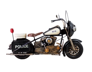 MOTOCYKL RETRO POLICE wymiar 36*13*23 cm MR1