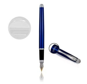 PIÓRO ZE STALÓWKĄ "Edward" blue RE91P