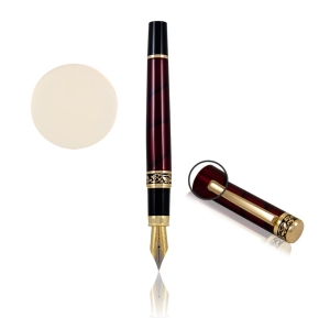 PIÓRO ZE STALÓWKĄ REGAL "Kent red gold" W ETUI RE99P